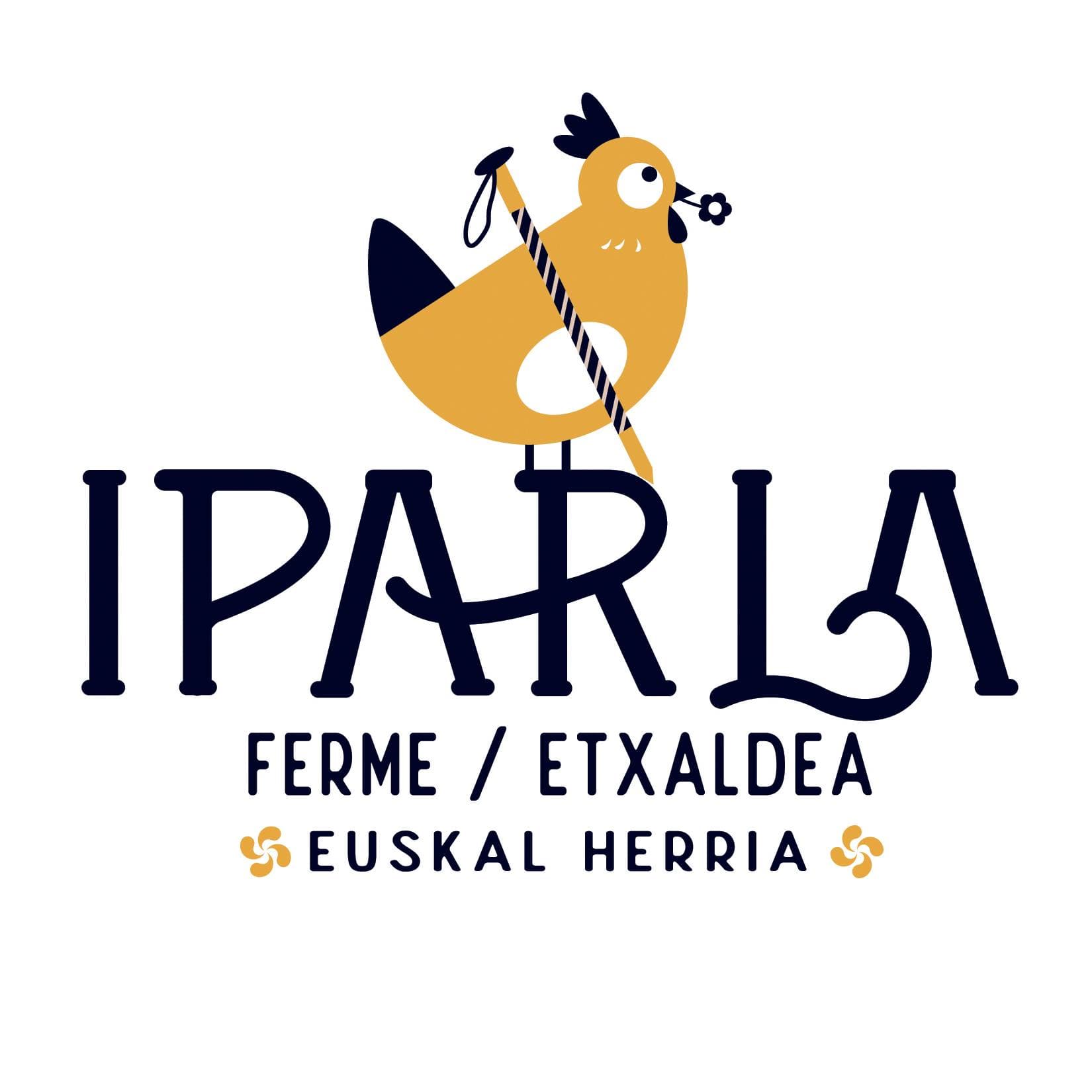 logo de la ferme Iparla qui fourni des poulets fermiers parfait pour une cuisson a la broche et ou a la rotissoire